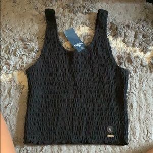 Hollister smocked tank